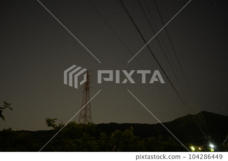 鄉村夜景 鄉村夜景 104286449