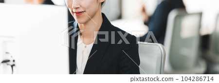 business people do office work business people do office work 104286714