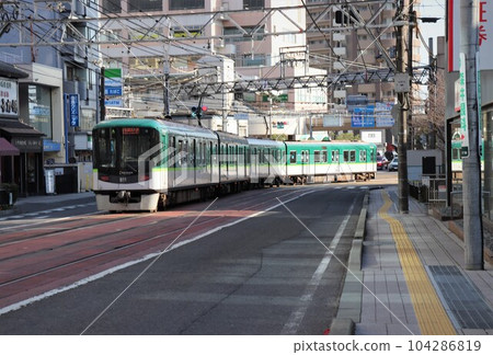 Keihan Electric Railway Keishin Line, Biwakohamaotsu-Kamieicho, Otsu City, Shiga Prefecture Keihan Electric Railway Keishin Line, Biwakohamaotsu-Kamieicho, Otsu City, Shiga Prefecture 104286819