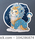 AI illustration Leo 104286874