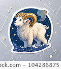 AI illustration Aries 104286875