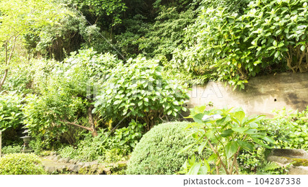 神奈川縣藤澤市（鎌倉市？）的風景區江之島的雨季 104287338