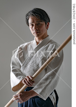 Aikido wooden sword type Aikido wooden sword type 104287461