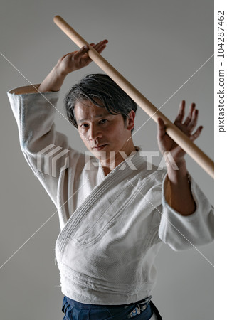 Aikido wooden sword type 104287462