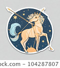 AI illustration Sagittarius 104287807