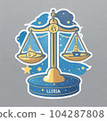 AI illustration Libra 104287808