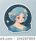 AI illustration Virgo 104287809