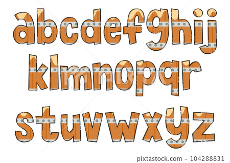Handcrafted Delicious Beer Letters. Color Creative Art Typographic Design Handcrafted Delicious Beer Letters. Color Creative Art Typographic Design 104288831