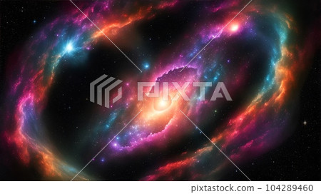 具有空間、星系和黑洞圖案的背景材料 具有空間、星系和黑洞圖案的背景材料 104289460