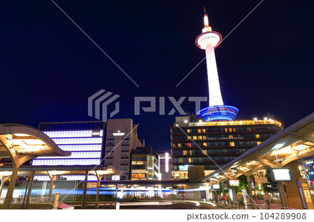 [京都府] 京都塔夜景（JR京都站） 104289908
