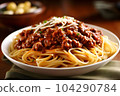 Spaghetti with Meat Sauce 104290784