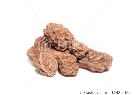 Desert Rose Stones From Oklahoma Isolated on White Background Desert Rose Stones From Oklahoma Isolated on White Background 104291695