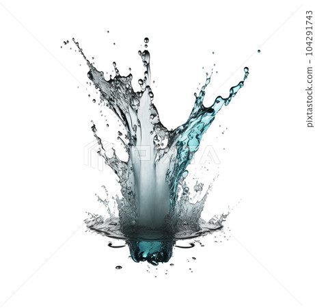Splash Water; AI Generated 104291743