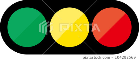 Traffic light signal traffic pictogram symbol warning sign mark 104292569