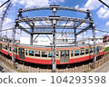 The Seibu Tamagawa Line running through substation facilities 104293598