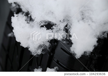 雪和輪胎 雪和輪胎 104293636