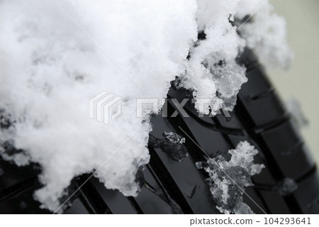 雪和輪胎 雪和輪胎 104293641
