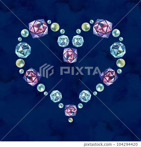 Blue diamonds watercolor design. Save the date template for wedding. Blue diamonds watercolor design. Save the date template for wedding. 104294420