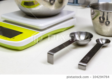 kitchen utensils on the table 104294764