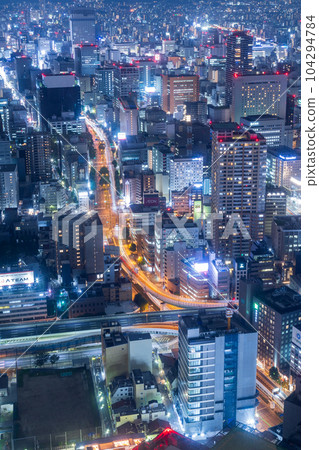 Night view from Midland Square [Nagoya City, Aichi Prefecture] 104294784