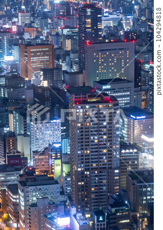 米德蘭廣場的夜景【愛知縣名古屋市】 米德蘭廣場的夜景【愛知縣名古屋市】 104294818