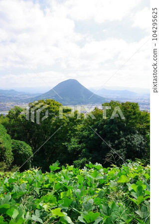 Looking towards Iinoyama from Aonoyama, Kagawa Prefecture 104295625