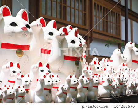Gotokuji lucky cat 104295670