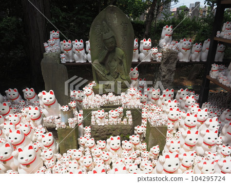Gotokuji lucky cat 104295724