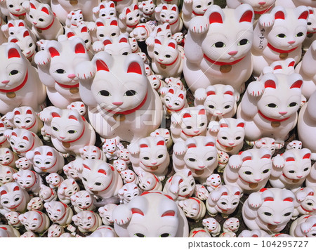 Gotokuji lucky cat 104295727