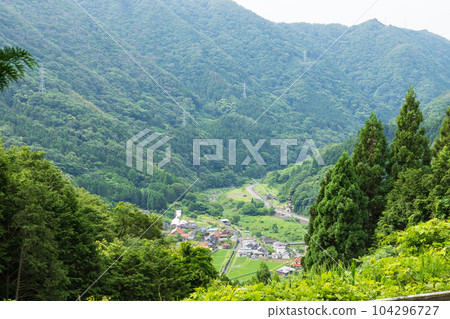 日本岡山縣真庭市的日番山風景非常美麗 104296727