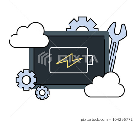 Business fashionable illustration material 104296771
