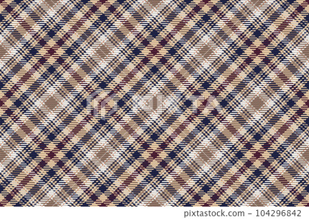 Seamless pattern of scottish tartan plaid. Repeatable background with check fabric texture. Vector backdrop striped textile print. 104296842