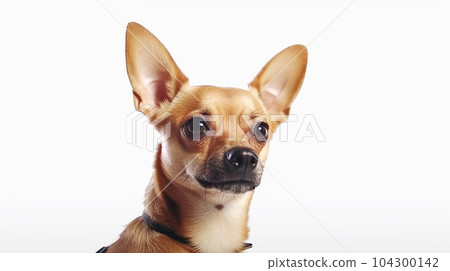 Chihuahua white background 104300142