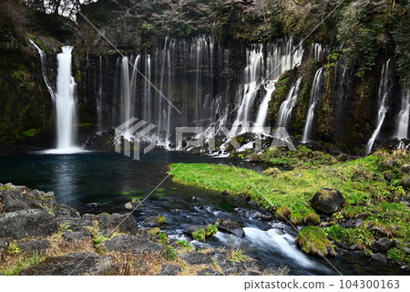 Shiraito Falls in winter Shiraito Falls in winter 104300163