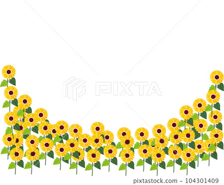 Summer frame illustration Summer frame illustration 104301409
