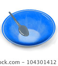 Blue bowl 104301412