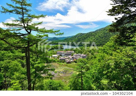 Yumoto Onsen and Lake Yuno in Oku-Nikko, Nikko City, Tochigi Prefecture 104302104