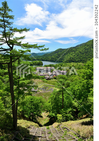栃木縣日光市奧日光的湯本溫泉和湯野湖 栃木縣日光市奧日光的湯本溫泉和湯野湖 104302242