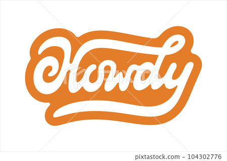 Howdy logo design 104302776