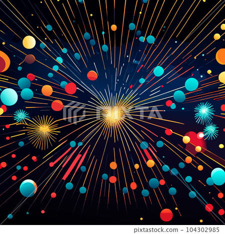 煙花圖像:AI生成 煙花圖像:AI生成 104302985