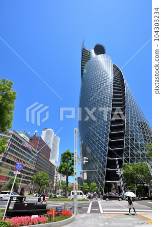 《Aichi Prefecture》Nagoya Cityscape, Skyscrapers at Nagoya Station, Mode Gakuen Spiral Towers 《Aichi Prefecture》Nagoya Cityscape, Skyscrapers at Nagoya Station, Mode Gakuen Spiral Towers 104303234