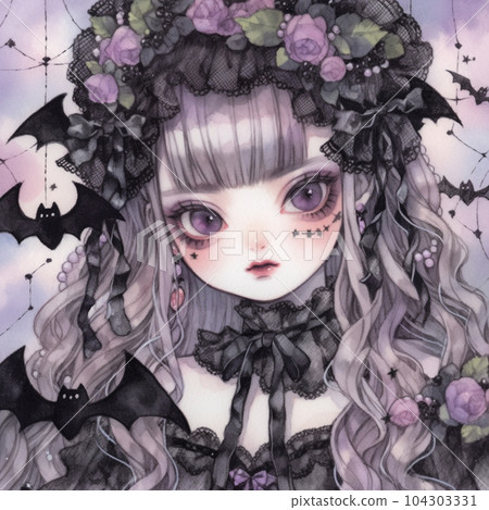 gothic lolita cool girl 104303331