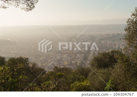 View of Nice from Mont Boron trail View of Nice from Mont Boron trail 104304767