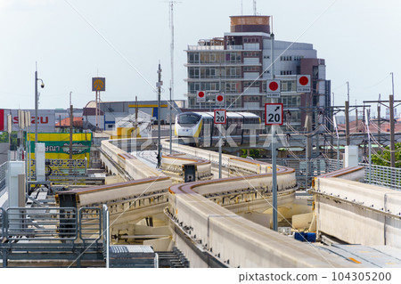 泰國曼谷的單軌列車（黃線） 104305200