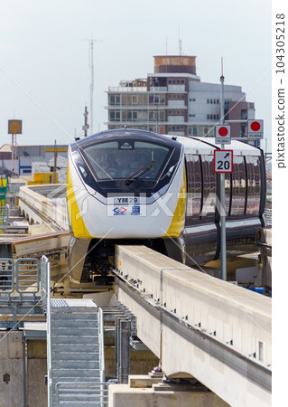 泰國曼谷的單軌列車（黃線） 104305218
