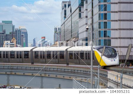 泰國曼谷的單軌列車（黃線） 104305231