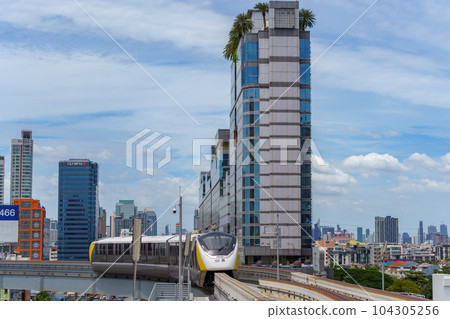 泰國曼谷的單軌列車（黃線） 104305256