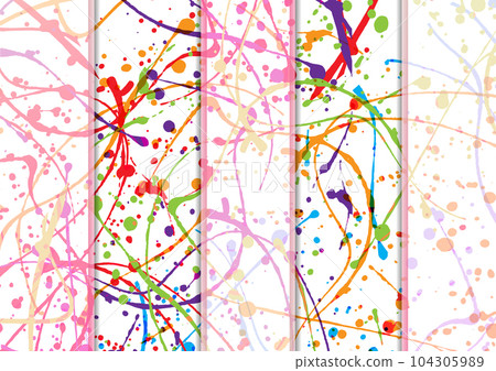 Abstract vector splash multicolor fantasy with shape background design. illustration vector design. Abstract vector splash multicolor fantasy with shape background design. illustration vector design. 104305989
