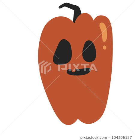 pumpkin halloween cartoon icon 104306187