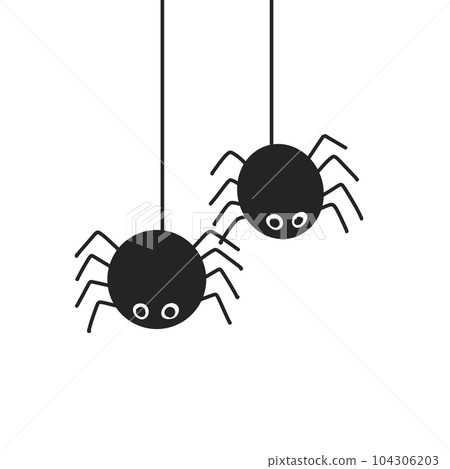 spider halloween cartoon icon spider halloween cartoon icon 104306203